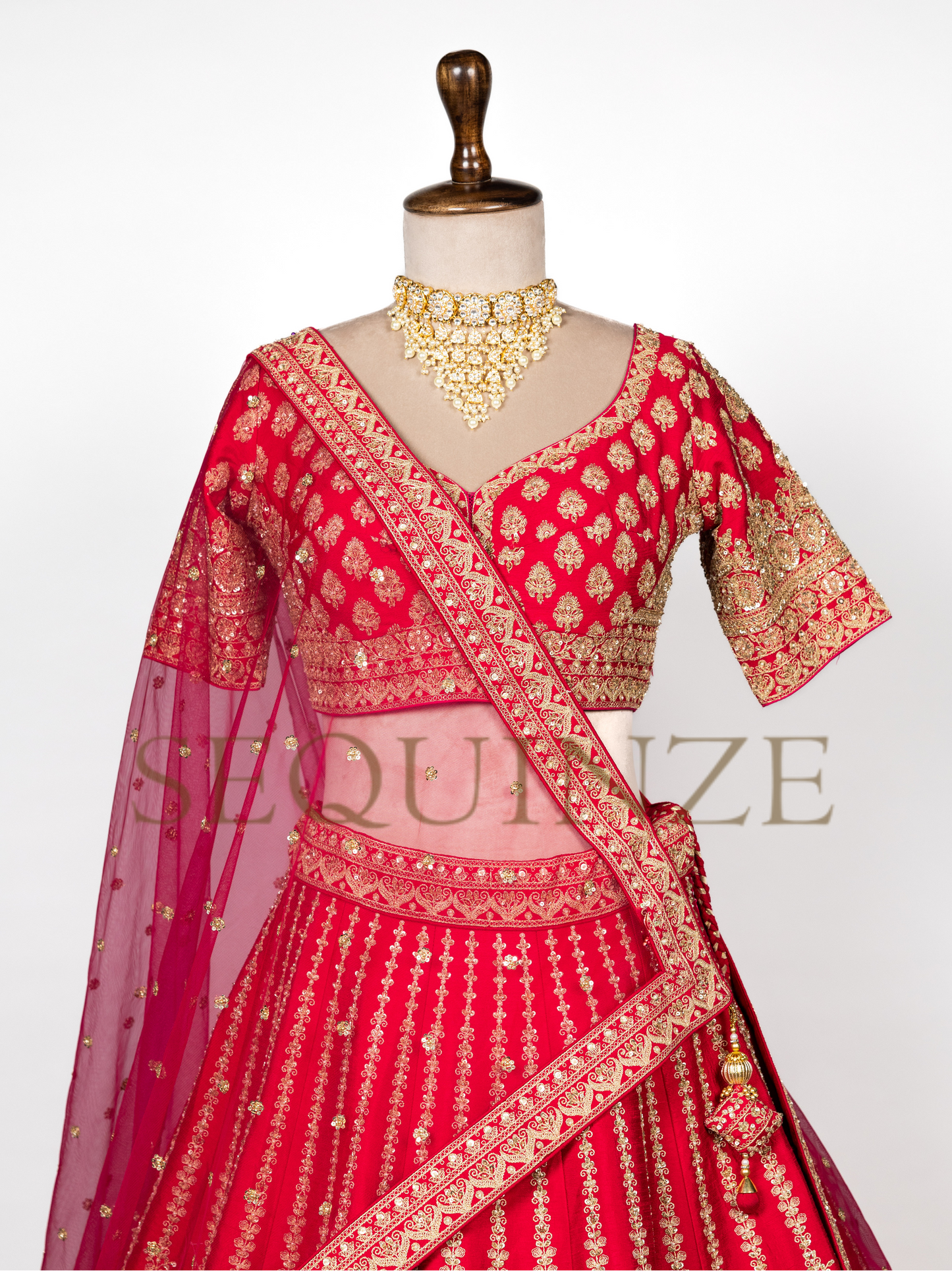 Crimson Glory: Wedding Lehengas