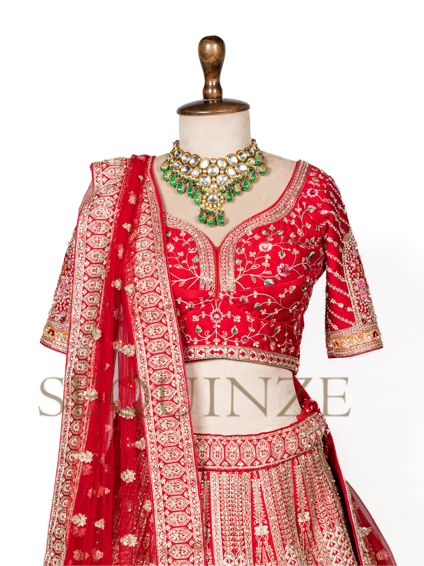 Opulent Dreams: The Red Bridal Collection