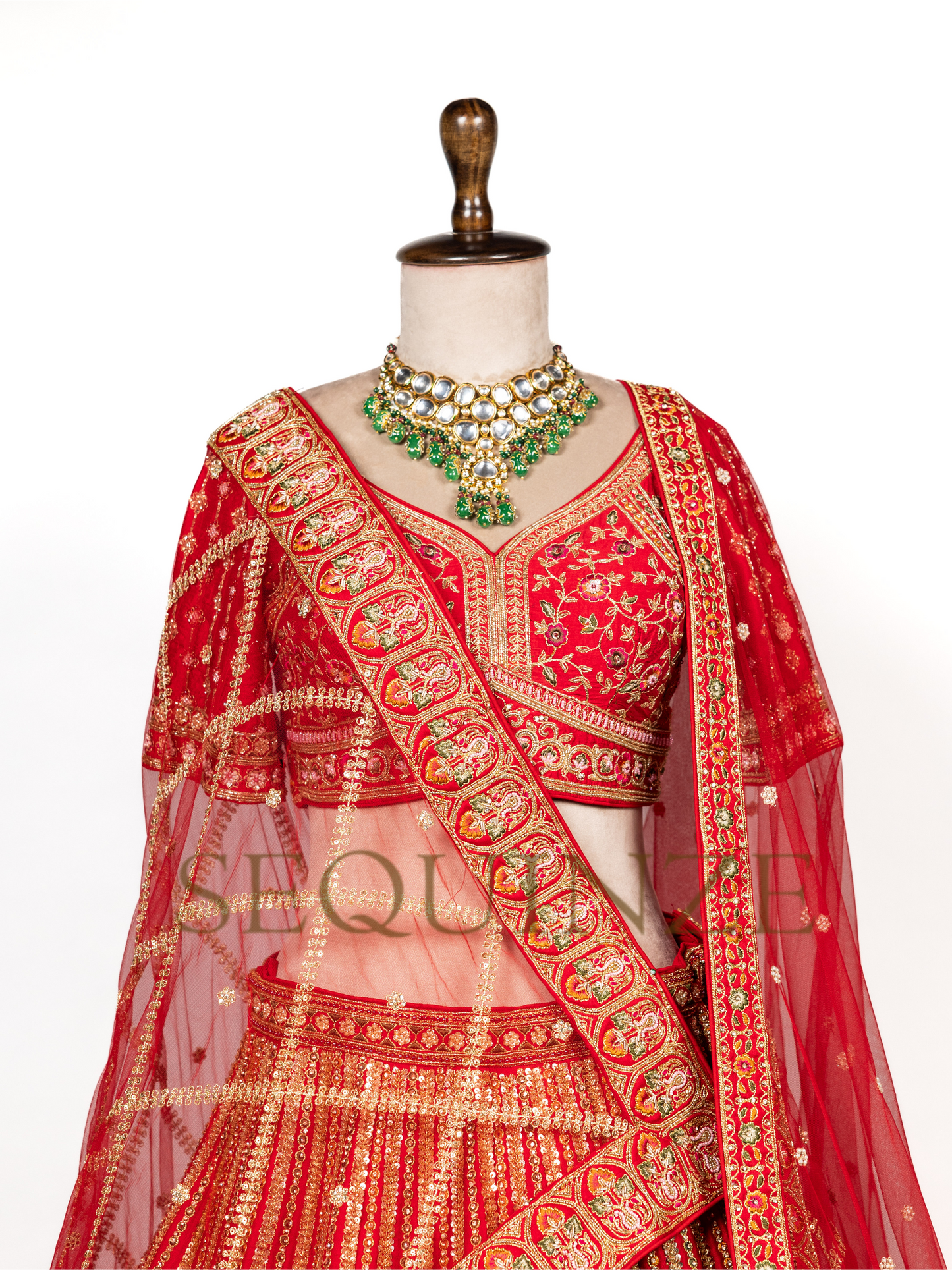 Emerald & Crimson Bridal Dreams