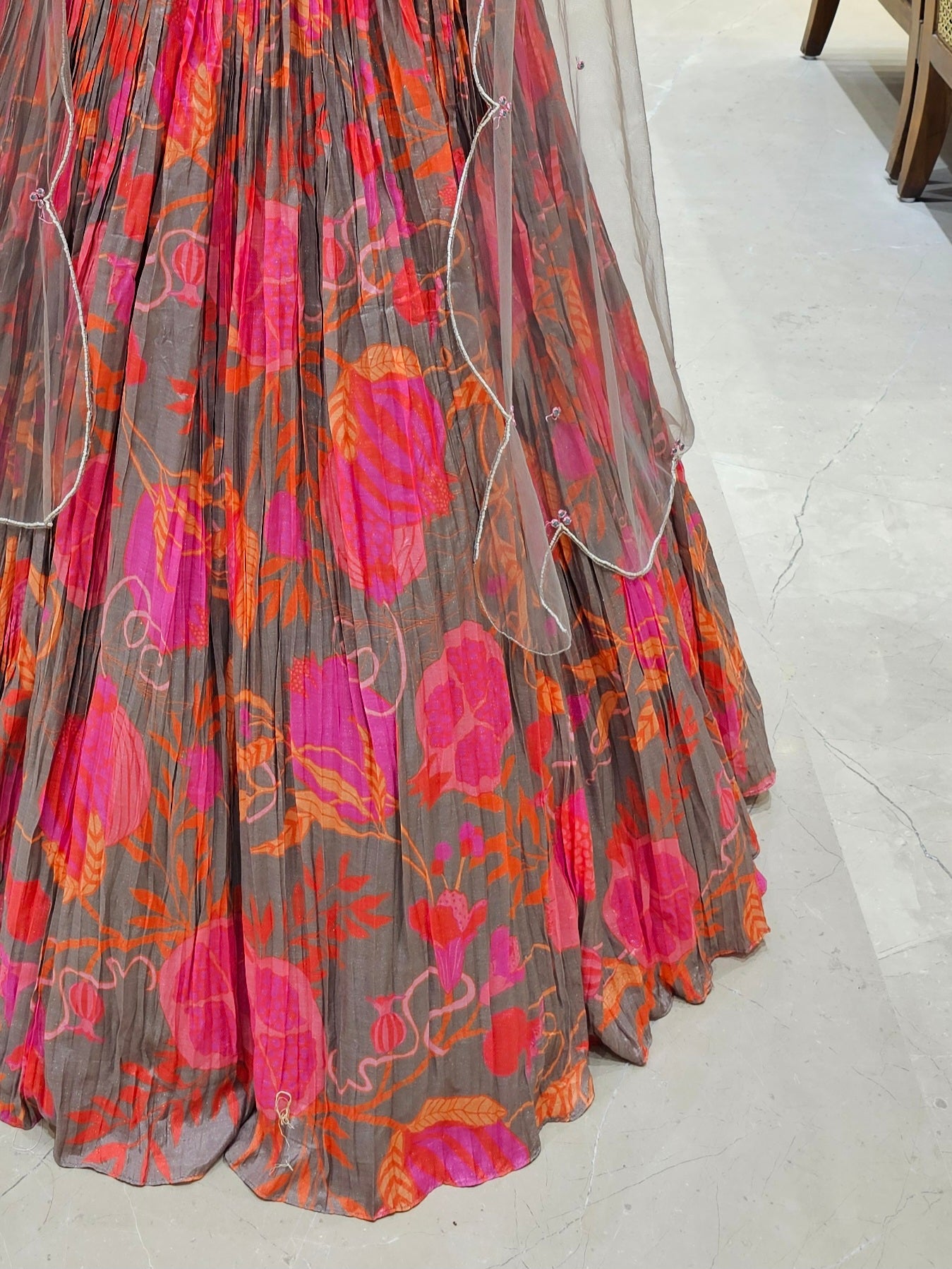 Floral Fusion Lehenga Set