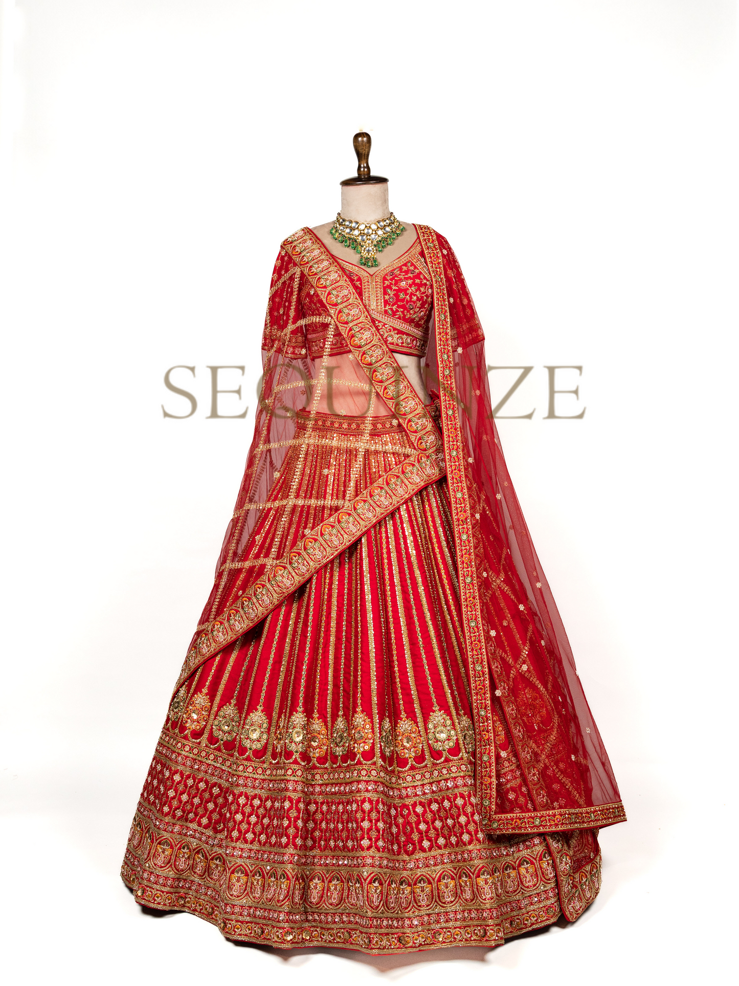 Emerald & Crimson Bridal Dreams