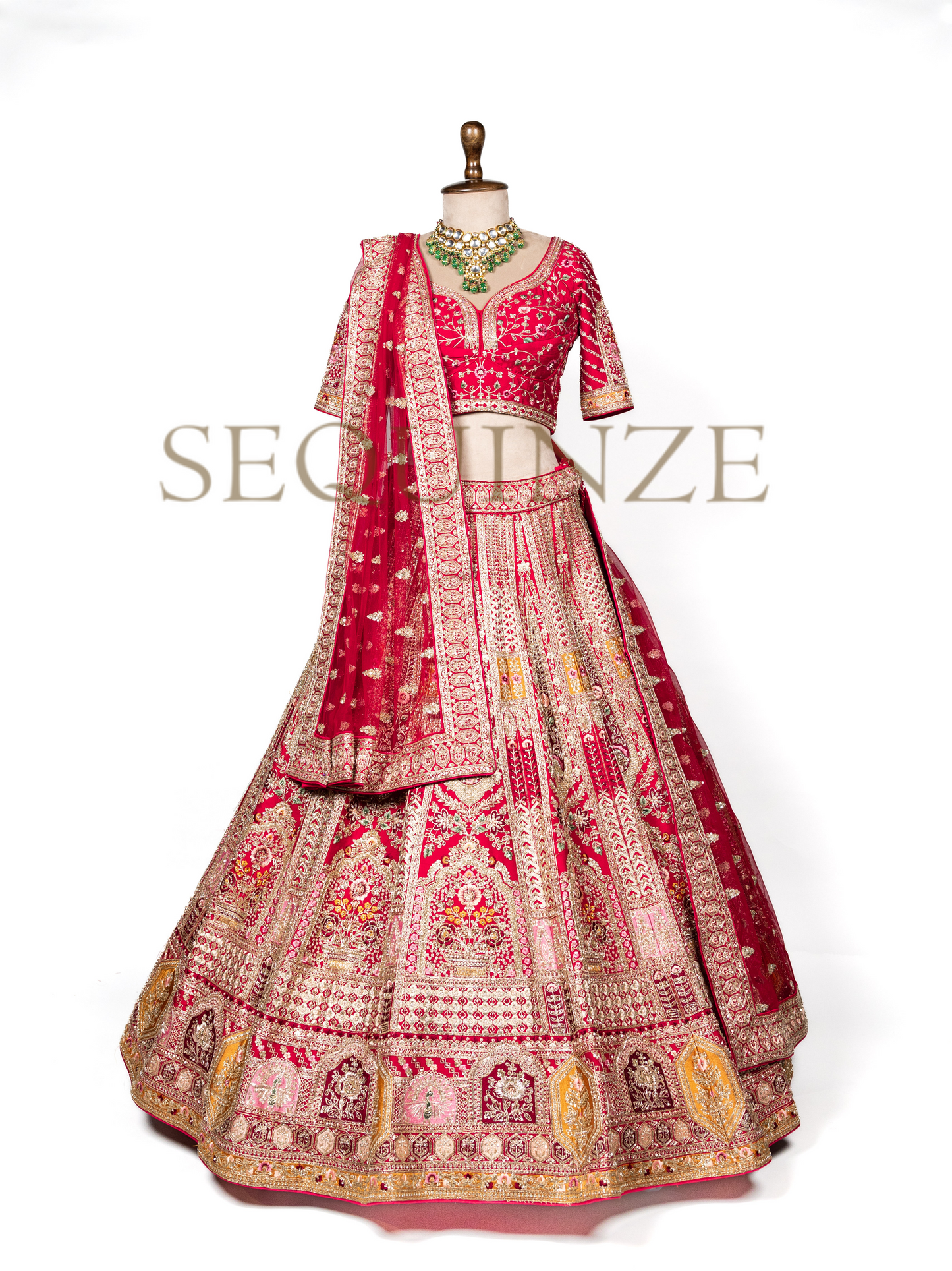 Opulent Dreams: The Red Bridal Collection