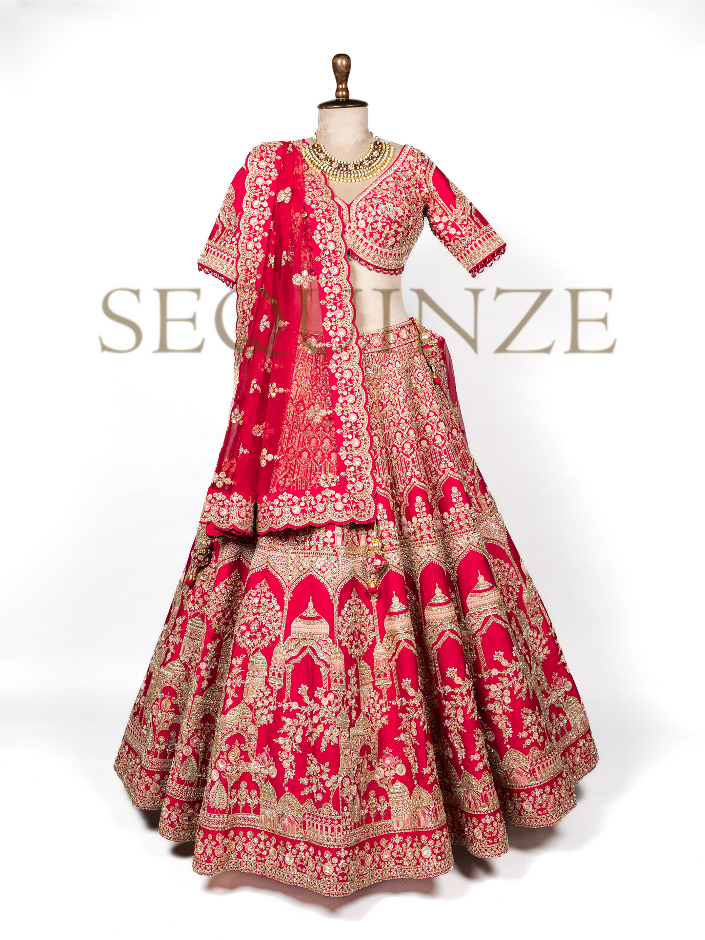 Regal Raspberry: Traditional Lehengas