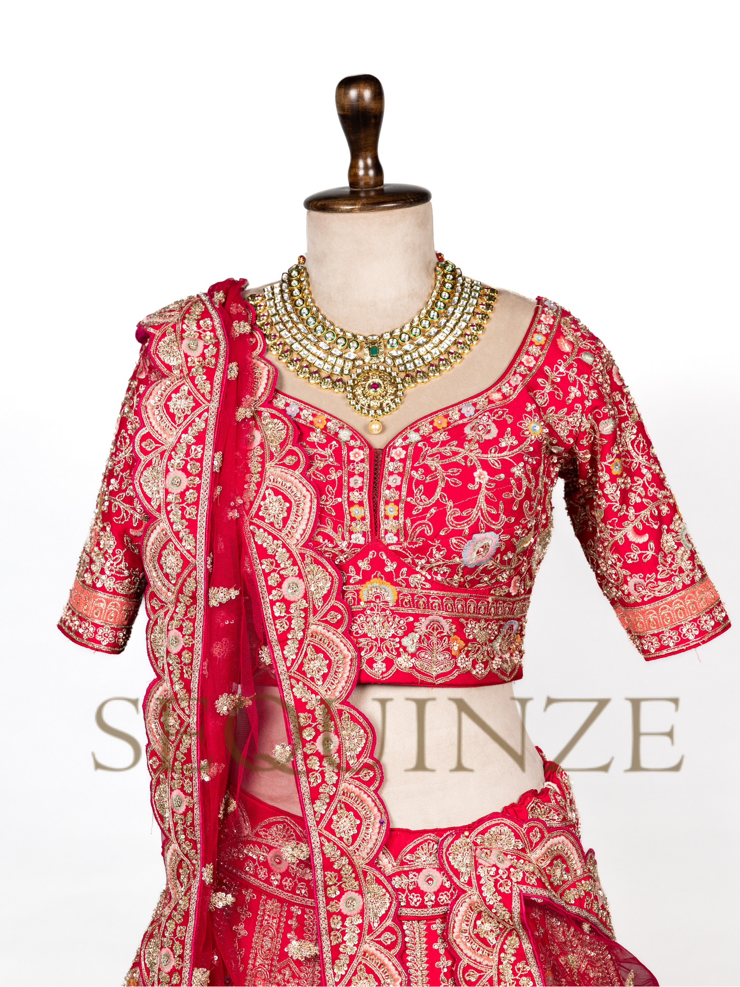 Bridal Dreams in Red: Exquisite Lehengas