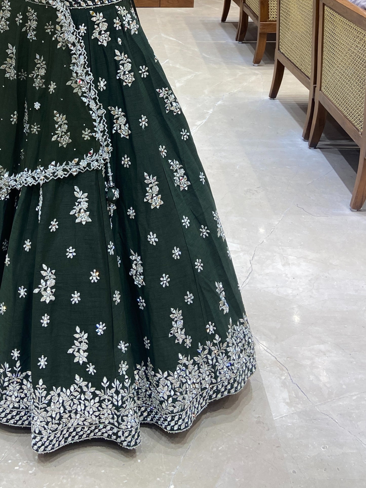 Emerald Elegance Lehenga Set