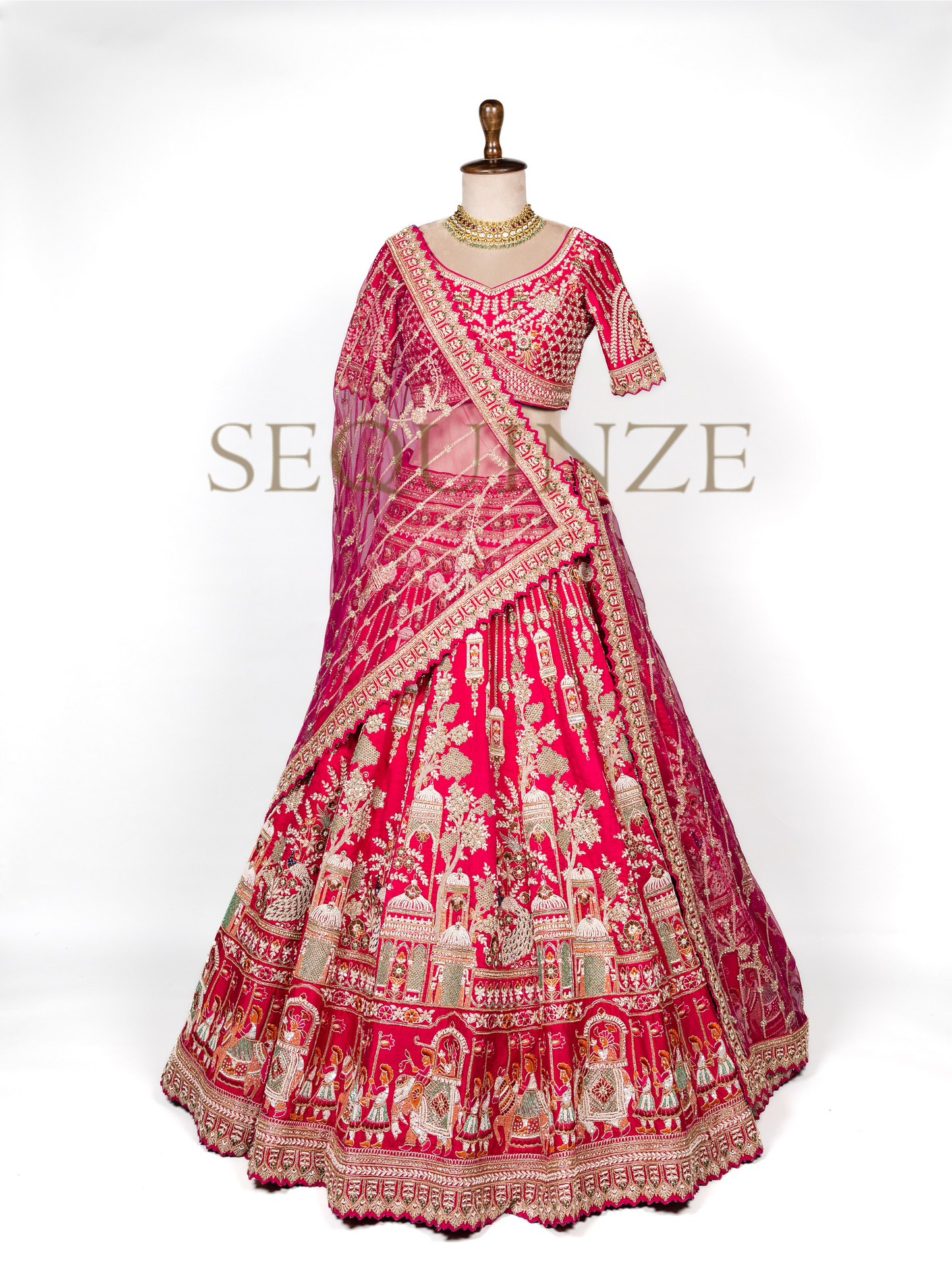 Magenta Majesty: Festive & Bridal Wear