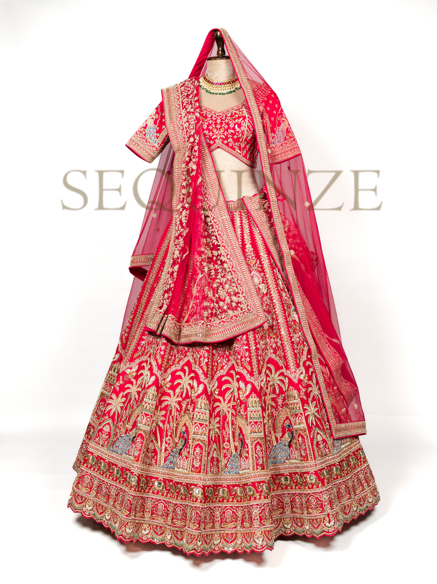 Heritage Red: Traditional Lehengas