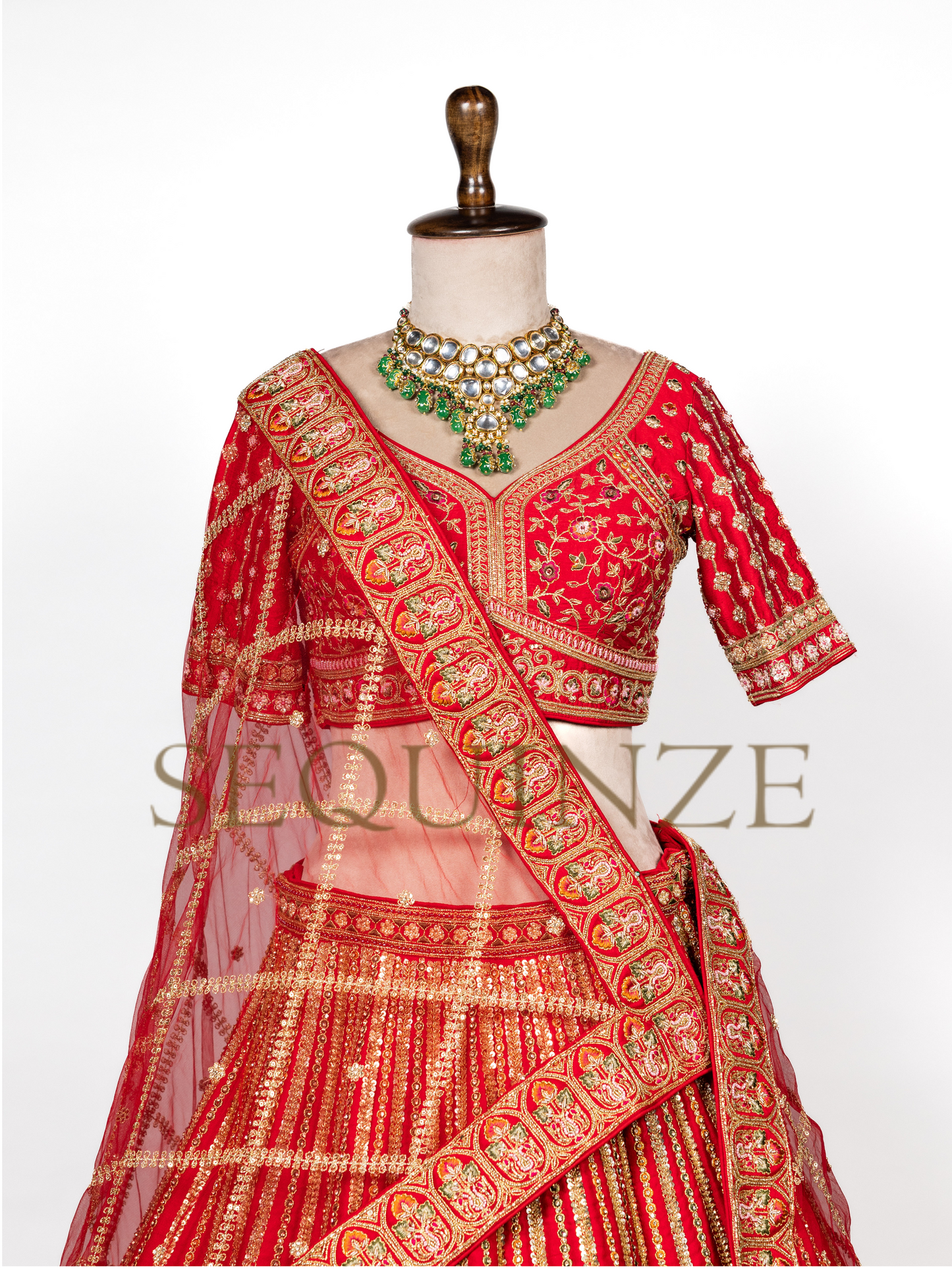 Emerald & Crimson Bridal Dreams