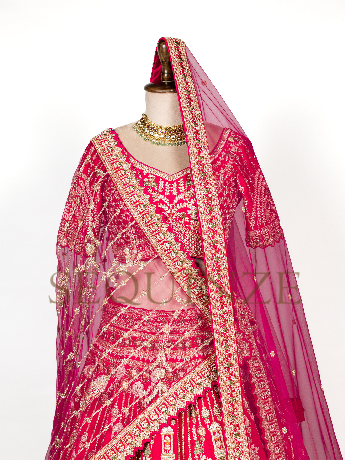 Magenta Majesty: Festive & Bridal Wear
