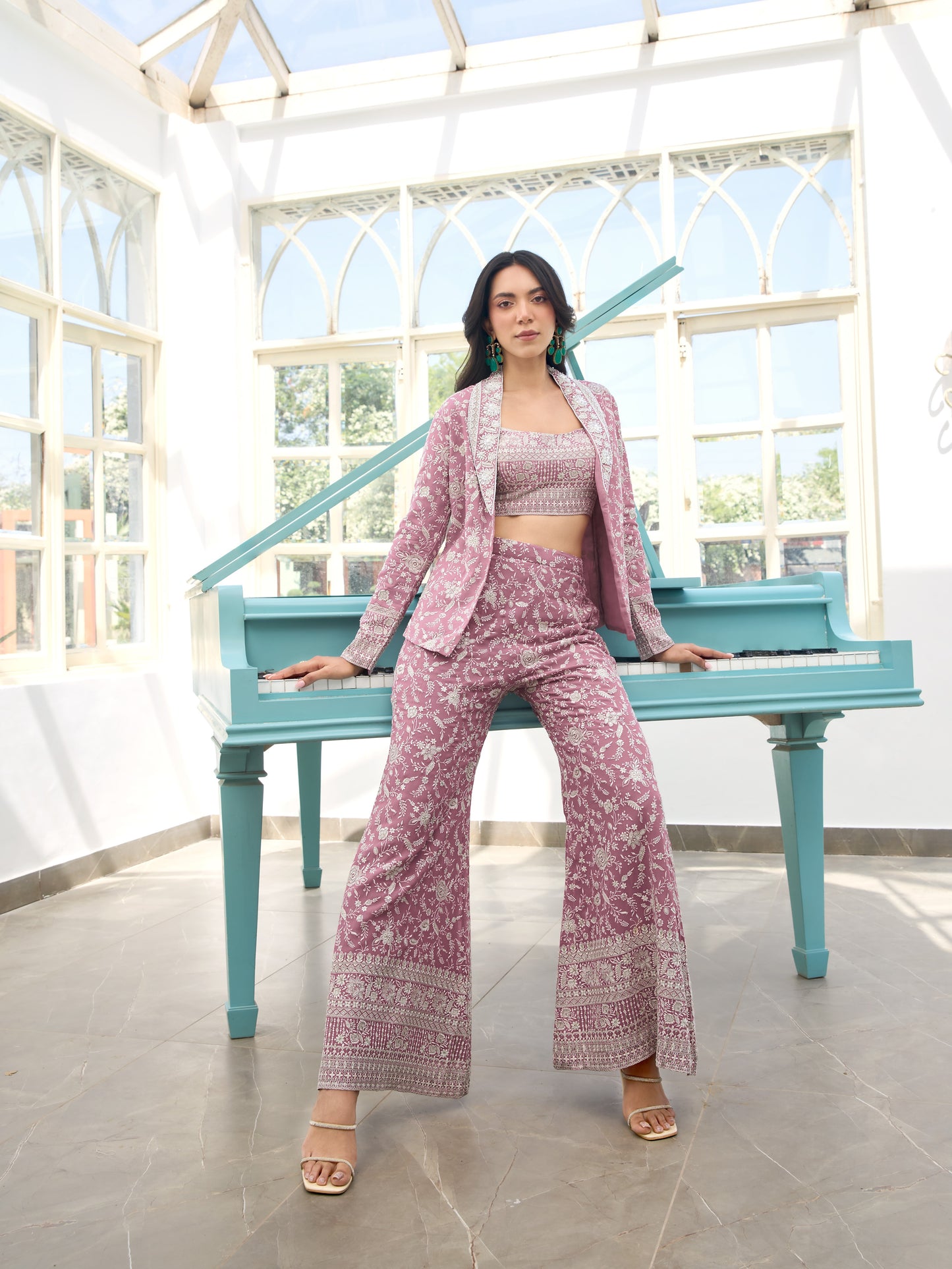 Artful Ivory: Hand-Embroidered Lehengas with Vibrant Hues
