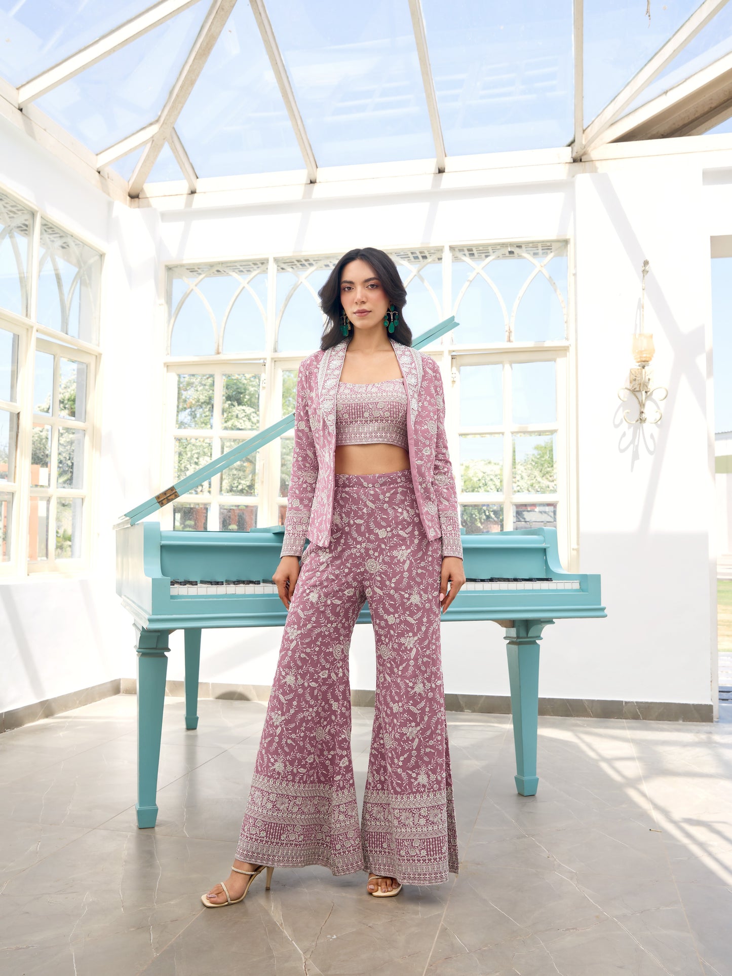 Artful Ivory: Hand-Embroidered Lehengas with Vibrant Hues
