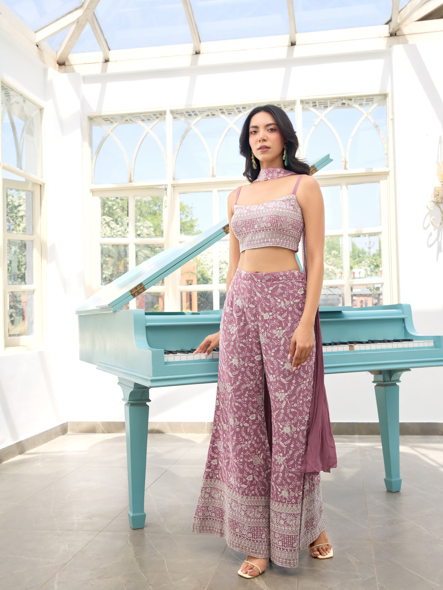 Artful Ivory: Hand-Embroidered Lehengas with Vibrant Hues