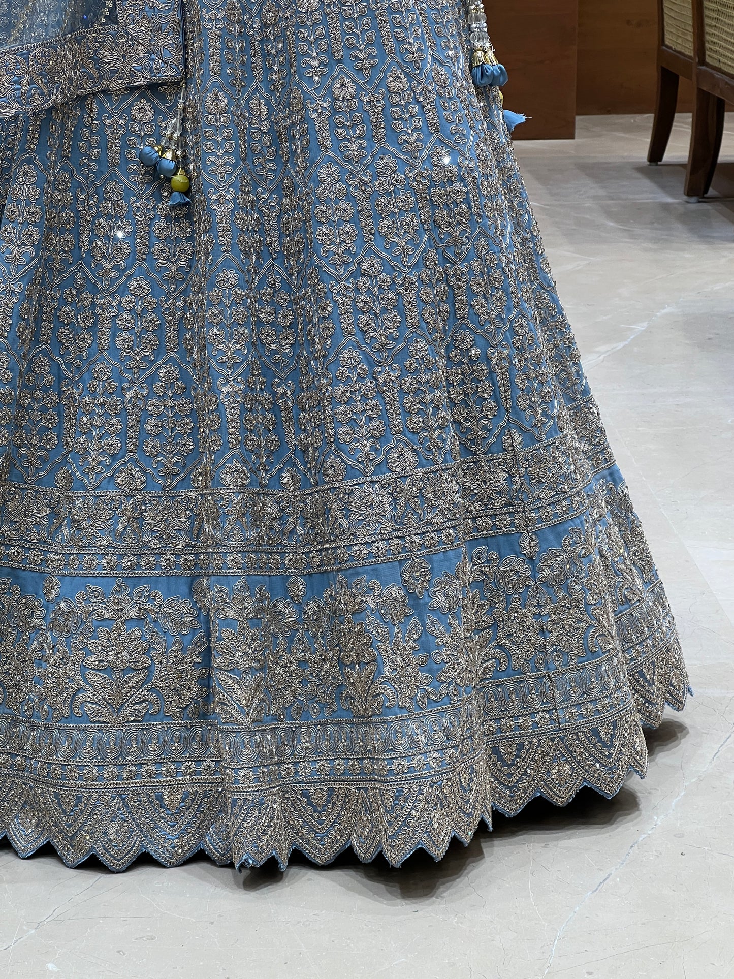 Powder Blue Perfection Lehenga Set