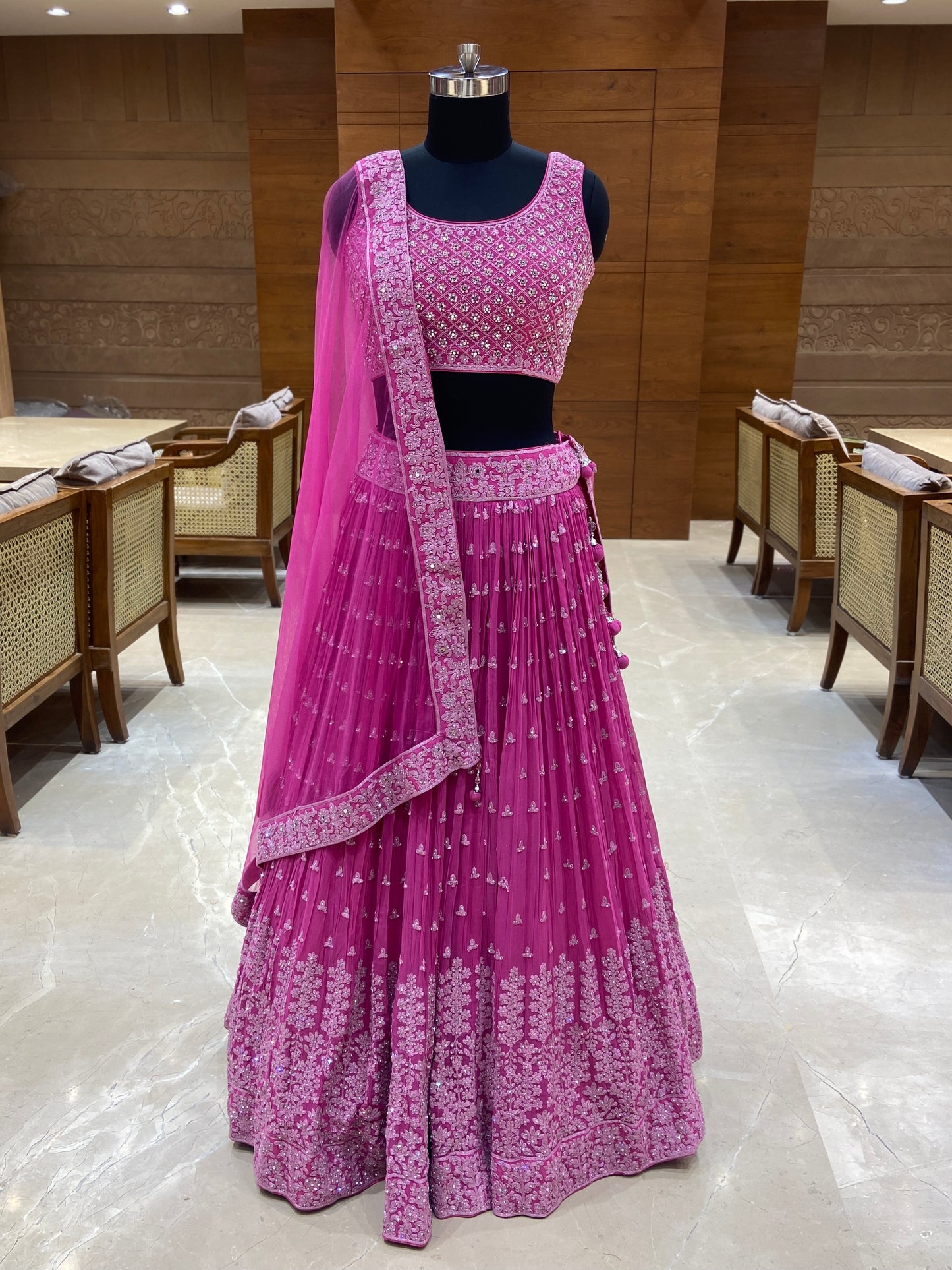 Fuchsia Fantasy Lehenga Set