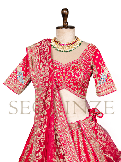 Heritage Red: Traditional Lehengas