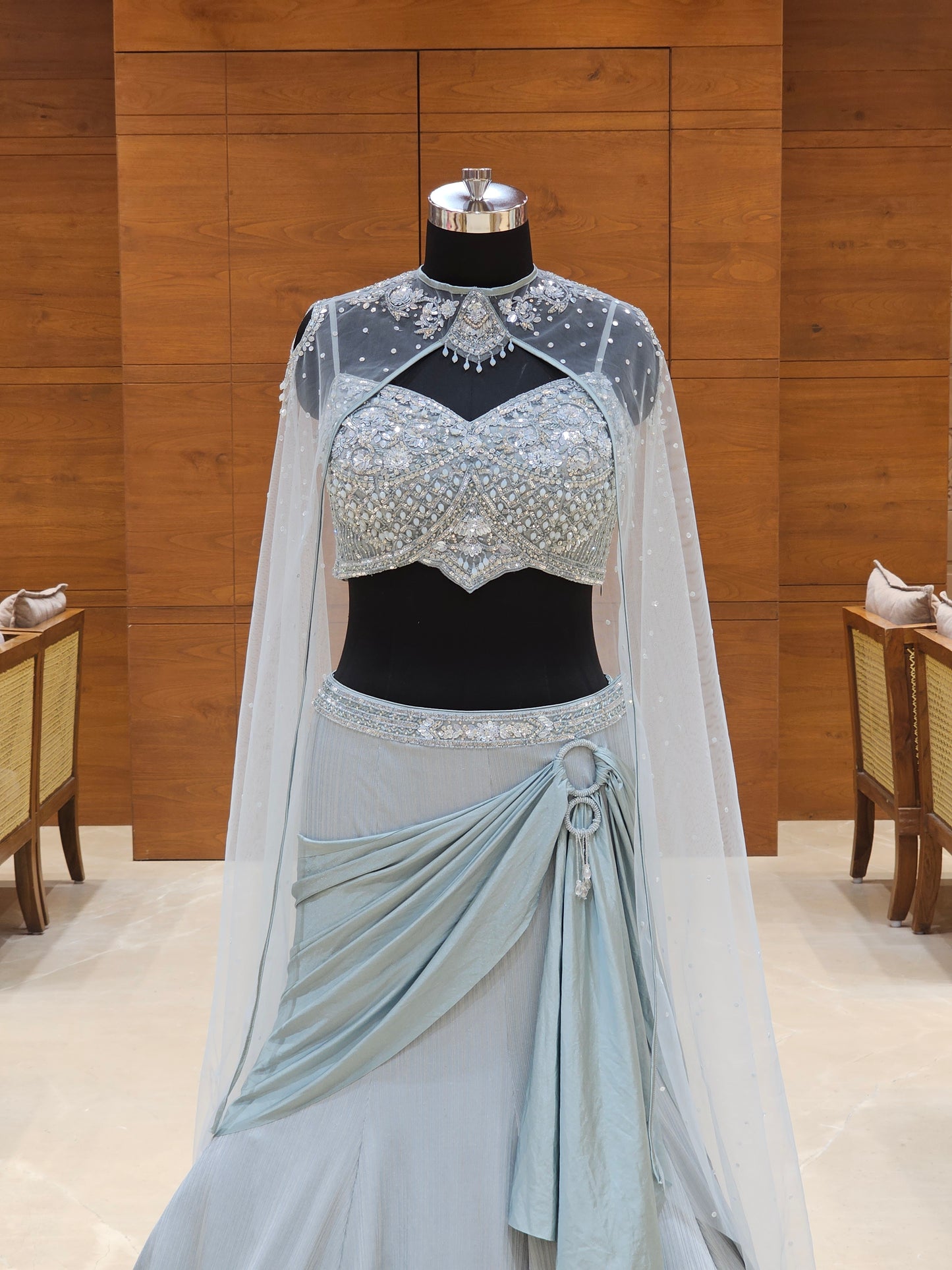 Draped Elegance Lehenga Set