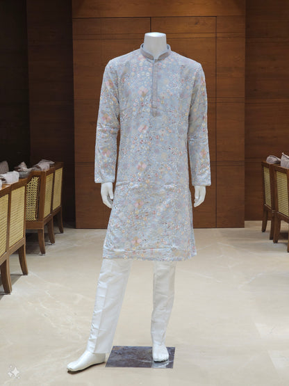 Floral Embroidered Kurta