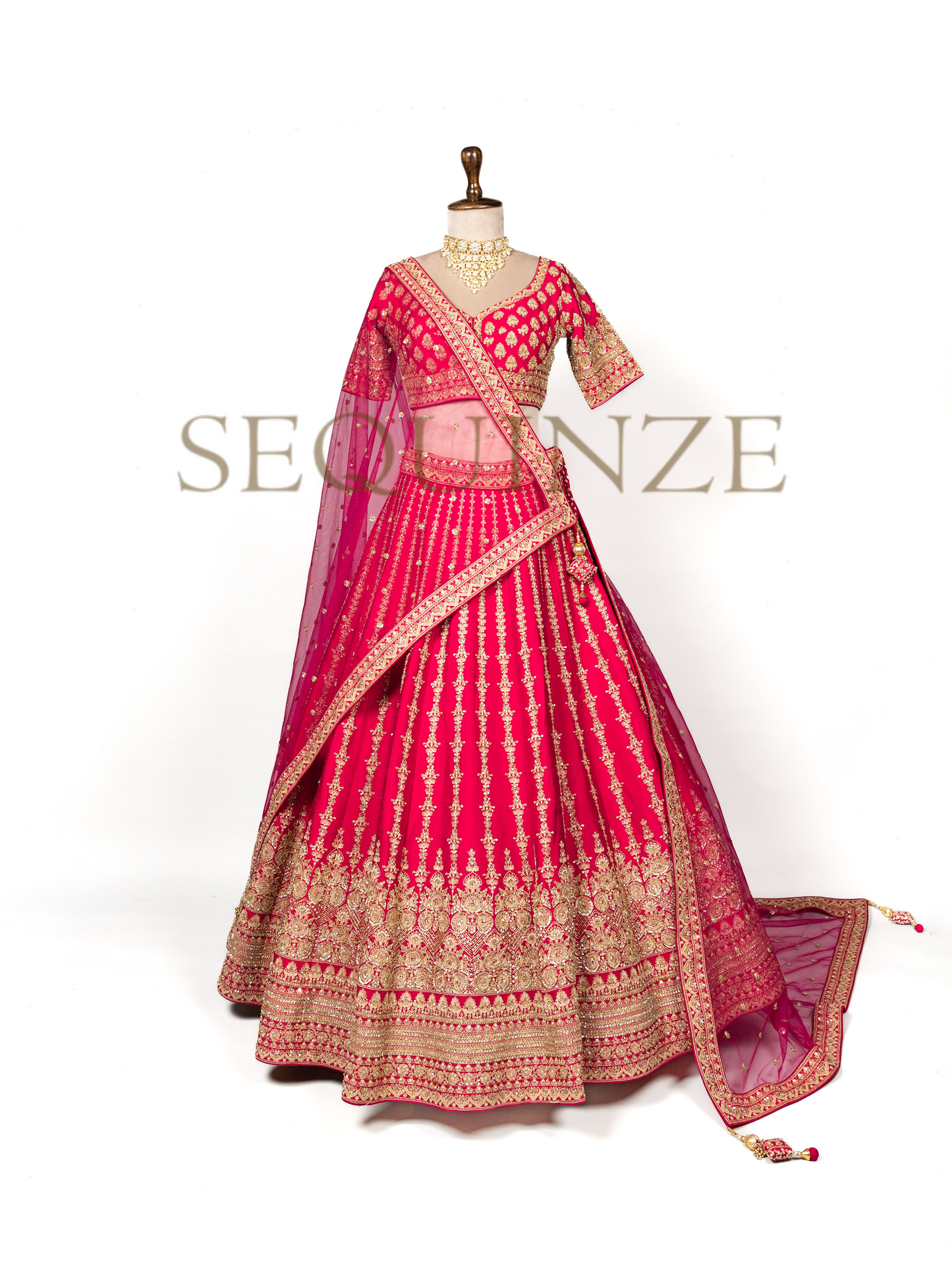 Crimson Glory: Wedding Lehengas