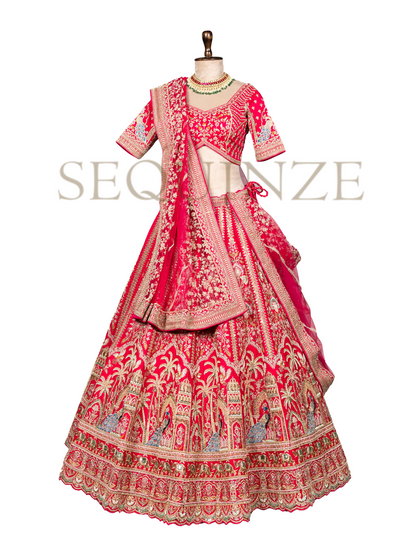 Heritage Red: Traditional Lehengas