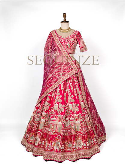 Magenta Majesty: Festive & Bridal Wear