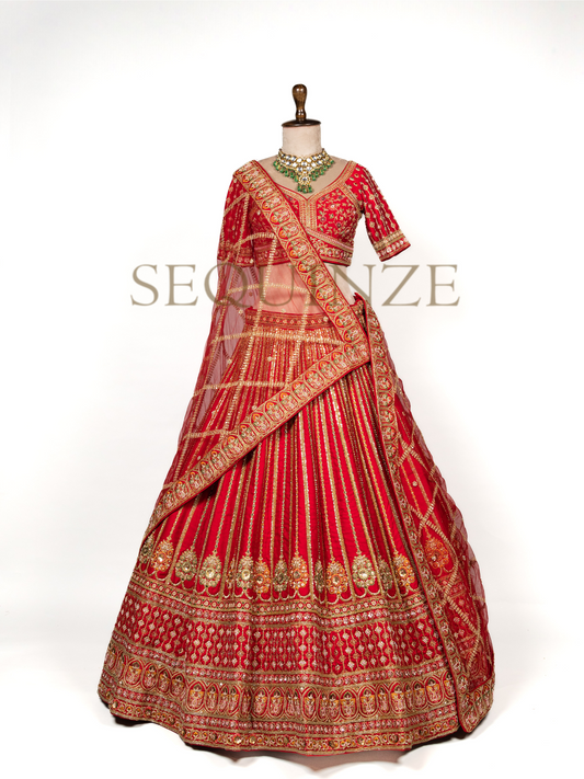 Emerald & Crimson Bridal Dreams