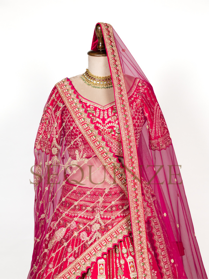 Magenta Majesty: Festive & Bridal Wear