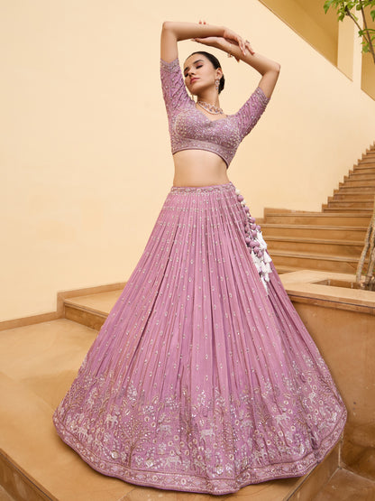 Lavender Dreams: Exquisite Purple Lehengas