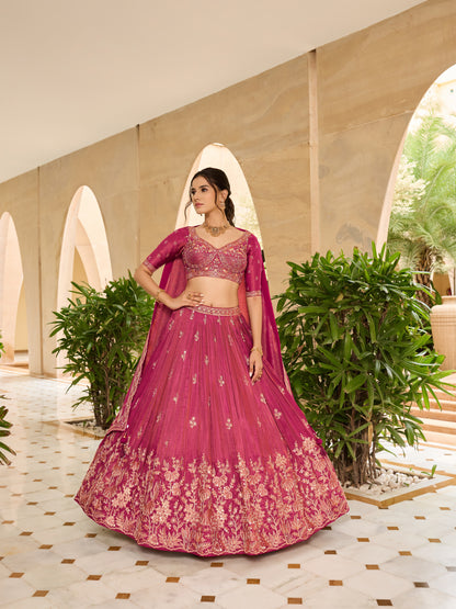 Fuchsia Fantasy: Exquisite Magenta Lehengas