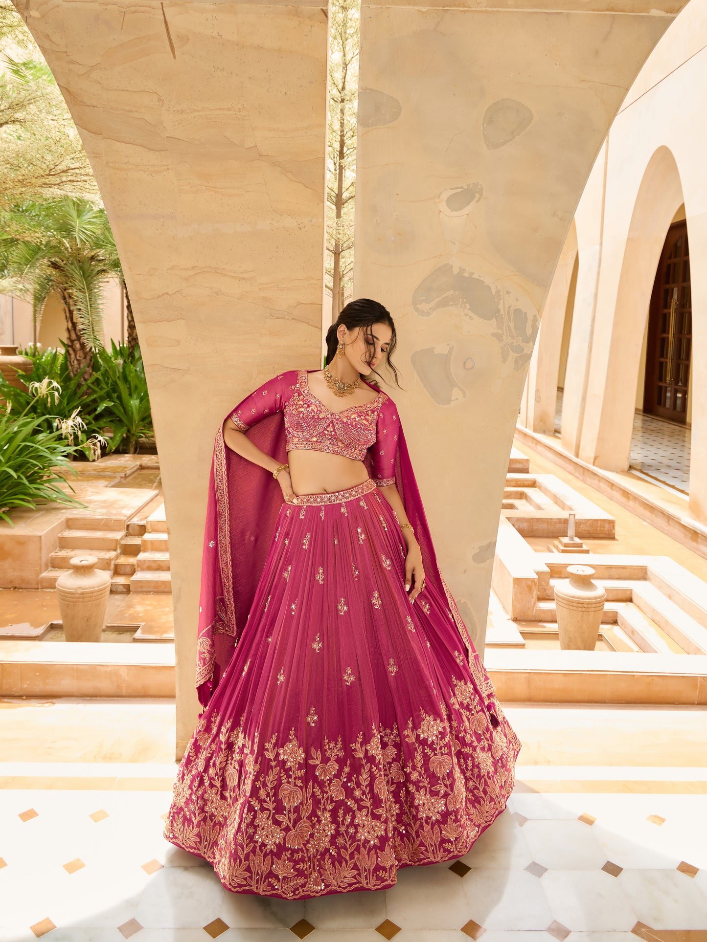 Fuchsia Fantasy: Exquisite Magenta Lehengas